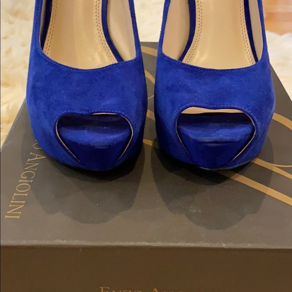 Enzo Angiolini blue heels - Picture 2 of 5